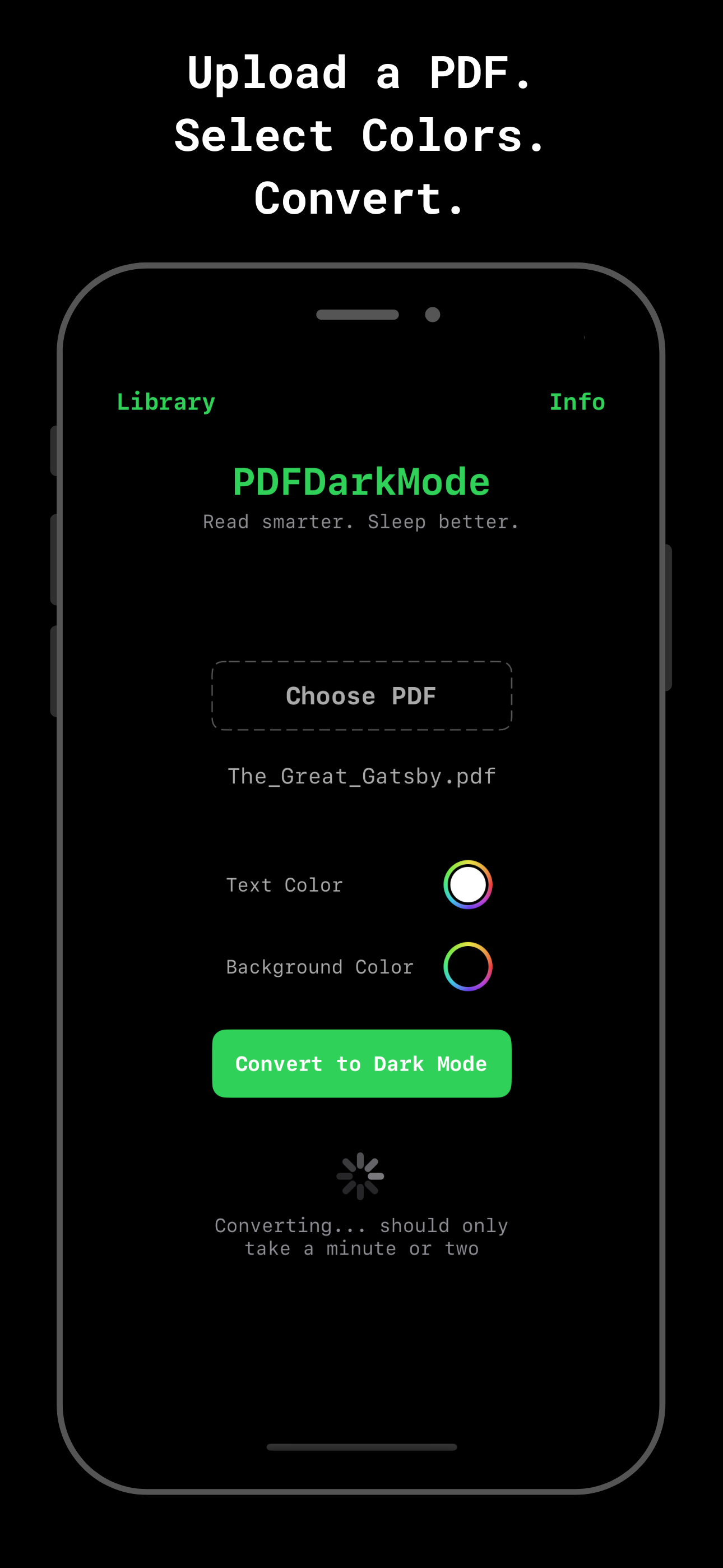 Upload Screen