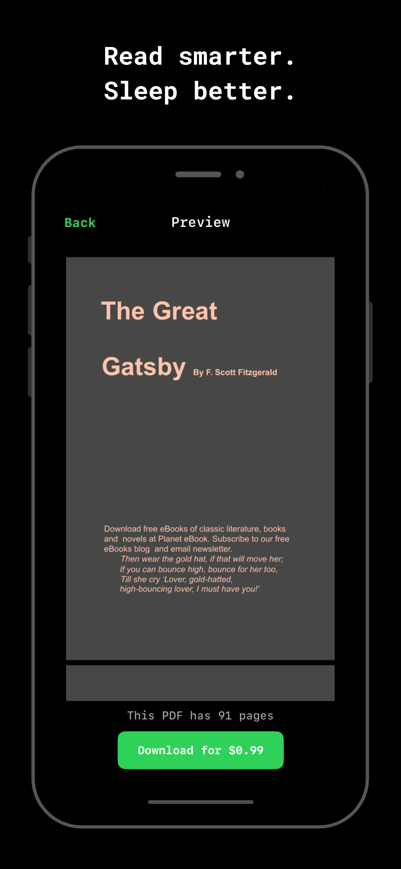 Preview Screen